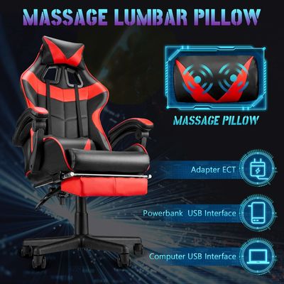 Experimenta la mejor silla de juegos con apoyapiés Recomendación de peso máximo 250 libras