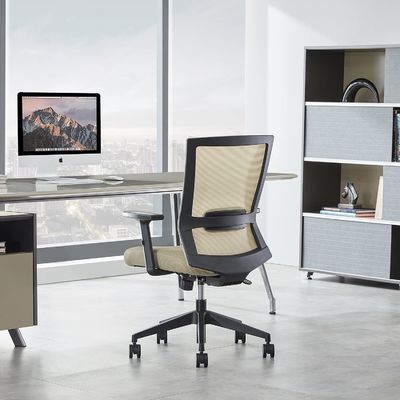 Cuadro de acero de aleación Ergonomic Mesh ejecutivo silla de escritorio giratorio con soporte lumbar