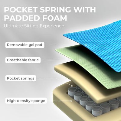 Silla de oficina con reposabrazos para brazos y reposabrazos para pies de material de cuero incluidos
