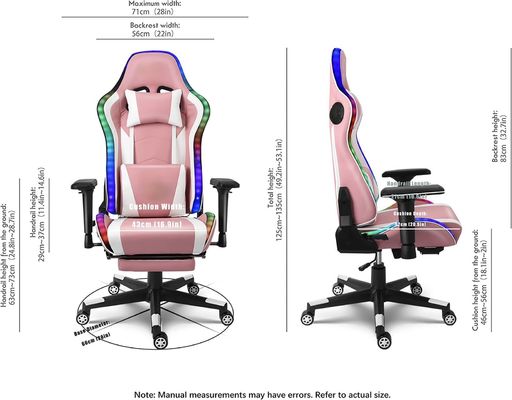 Mejore su experiencia de juego con una cómoda silla de computadora y reposapiés
