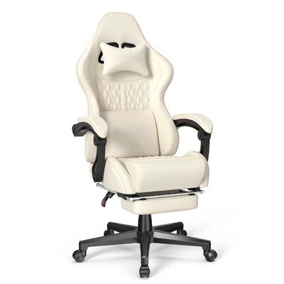 Silla de juegos de diseño moderno con cuero Vintage PU y masaje 19&quot;D x 27&quot;W x 50&quot;H