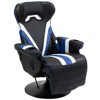 Logotipo personalizado disponible en silla de juego estilo giratorio con soporte lumbar y reposapiés
