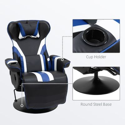 Logotipo personalizado disponible en silla de juego estilo giratorio con soporte lumbar y reposapiés