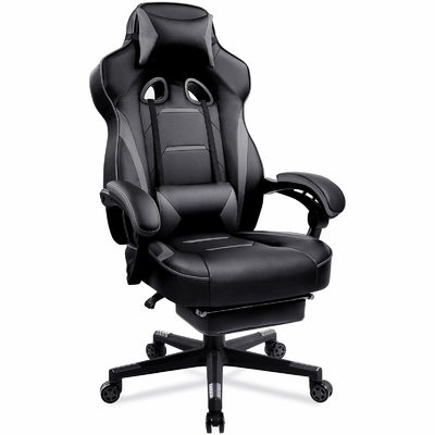 27.16&quot;D x 20.66&quot;W x 47.24&quot;H en una silla de juego ergonómica con reposapiés y reposapiés