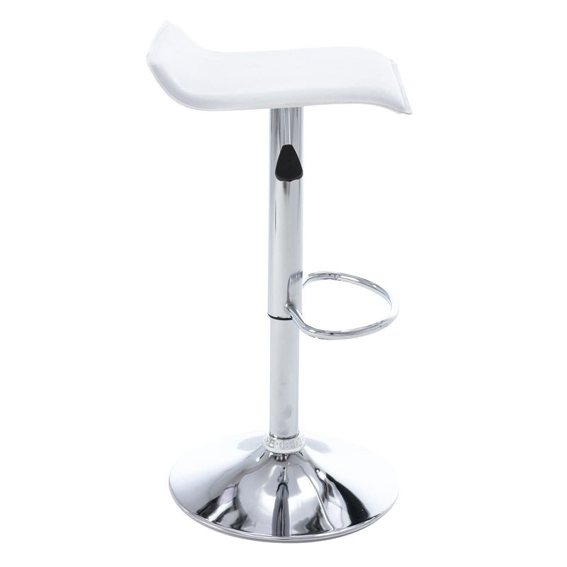 Sillones de barra giratoria moderna ajustable en altura para sillas para el hogar en material de cuero de PU