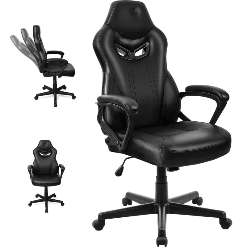Silla de juego de carreras de apoyo lumbar directo para adultos 21&quot;D x 25&quot;W x 43&quot;H