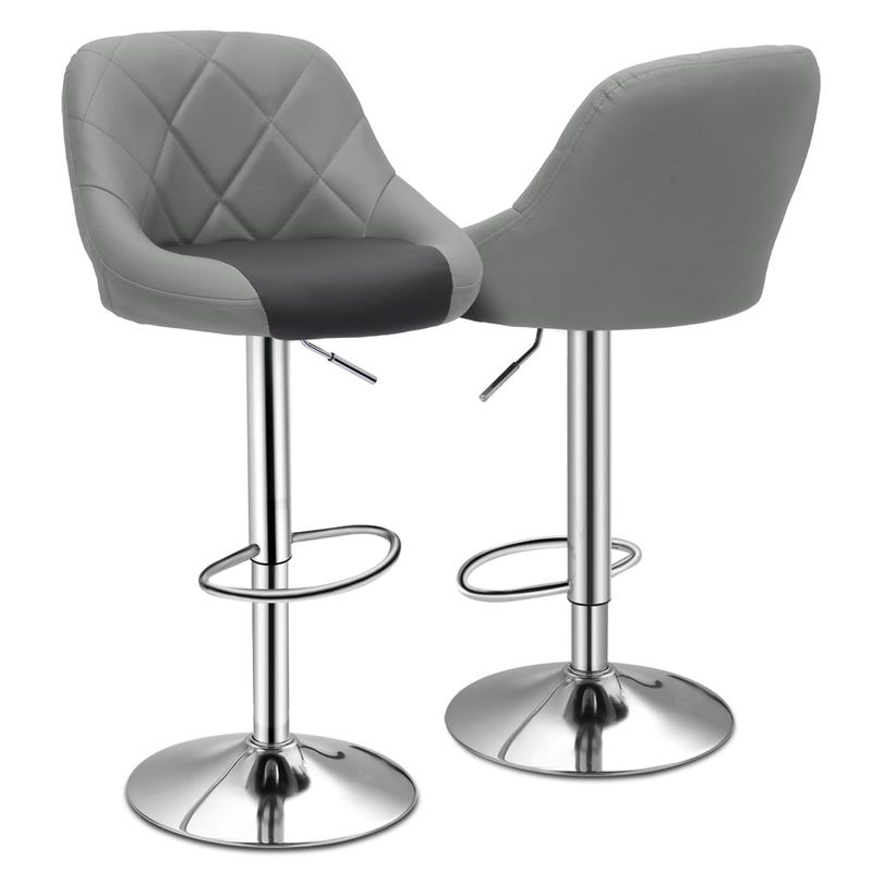 Color personalizado silla de espalda alta para la cocina restaurante ALINUNU silla de bar con taburete alto