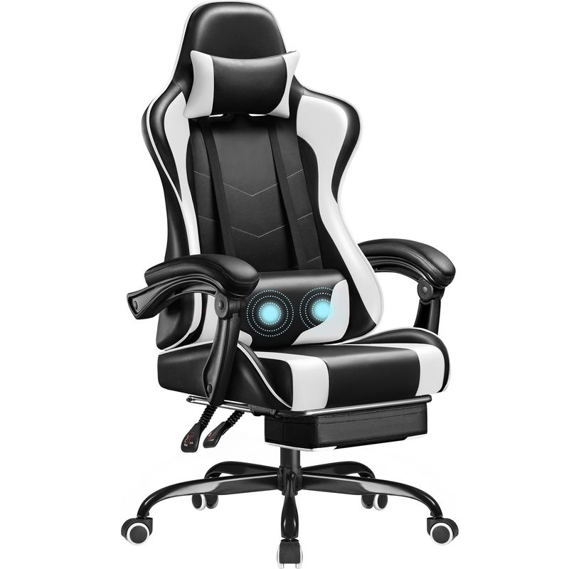 Silla de juegos ALINUNU con soporte lumbar o sala de juegos Sala de estar 18.5&quot;D x 23.6&quot;W x 50.4&quot;H