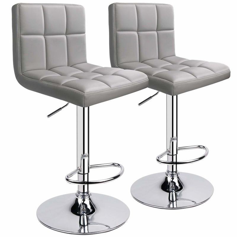 Modern Design Home Bar Stool con espalda y girador ajustable en color personalizado