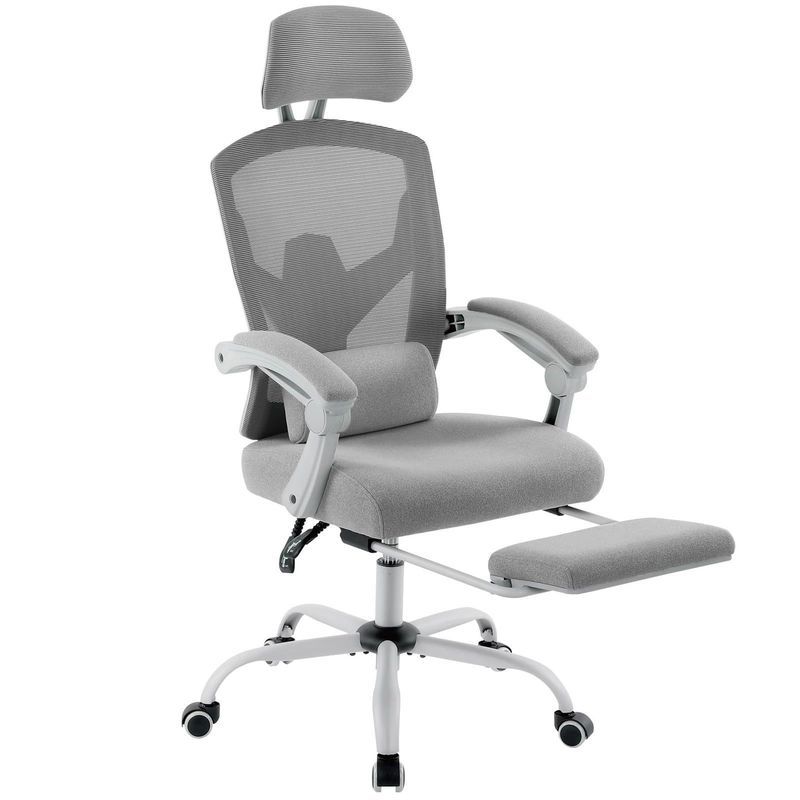 Silla reclinable giratoria de oficina de malla trasera con altura ajustable y color personalizado