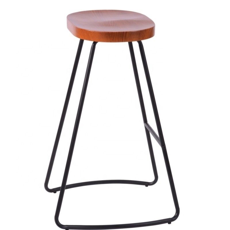 Alto taburete fácil montaje 5 minutos para el estilo nórdico moderno de acero para el hogar alta barra simple
