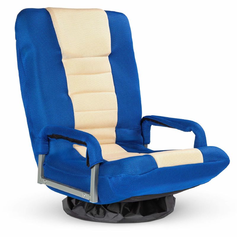 Moderno diseño ALINUNU silla giratoria de juego para TV 360 grados Rocker de suelo polivalente
