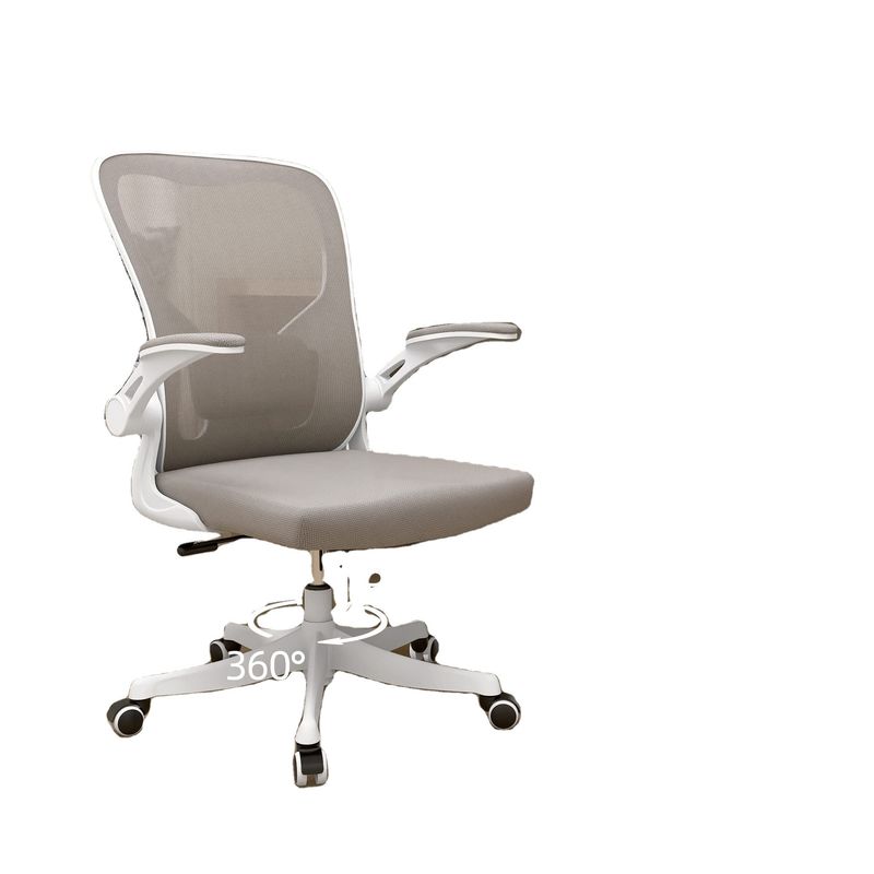 Escritorio y silla de oficina con soporte lumbar