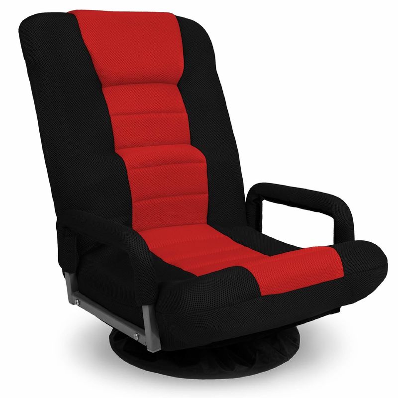 Silla de juego giratoria de color personalizada Embalaje de correo y silla de piso polivalente de 360 grados