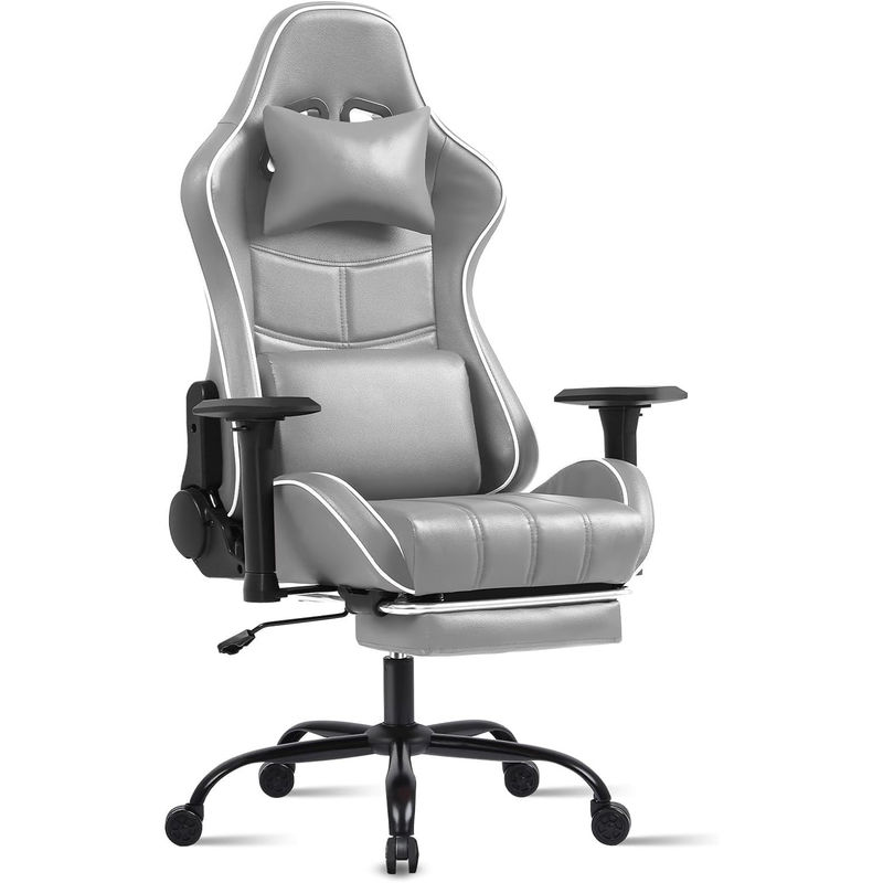 Color personalizado silla de juego ergonómica de altura ajustable y función reclinable