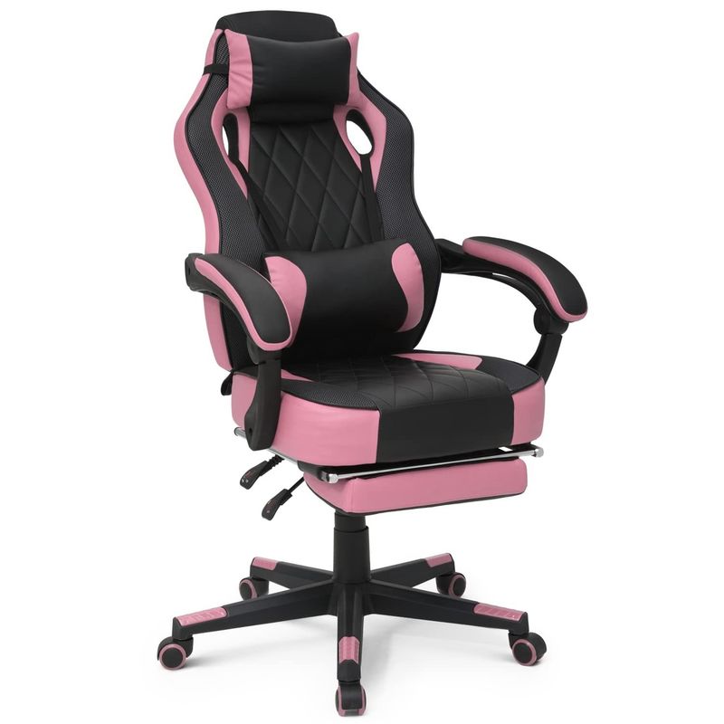 Silla de juegos de cuero PU de estilo de carreras ALINUNU con color personalizado y diseño ergonómico
