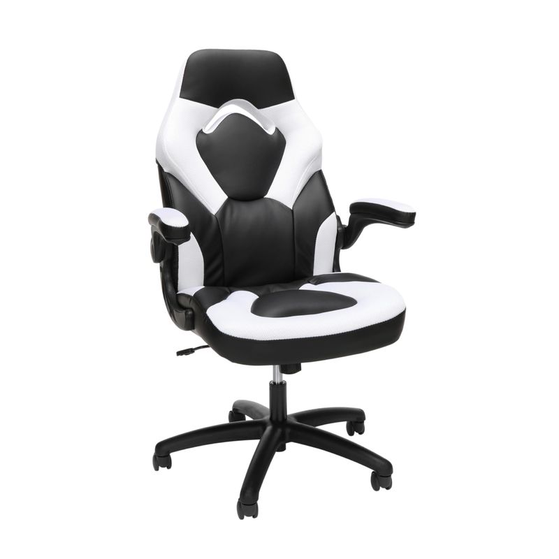 Silla de juegos de espalda alta ajustable de altura estilo de carreras giratorio 360 para sala de juegos de computadora
