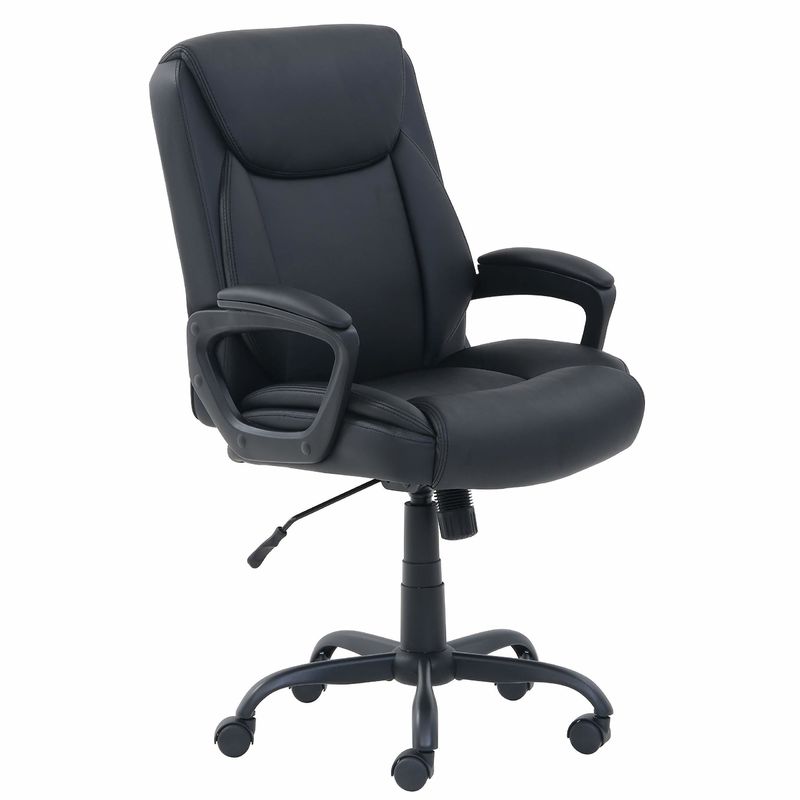 26&quot;D x 23.75&quot;W x 42&quot;H Centro de la espalda PU puresoft Silla de escritorio de la oficina del ordenador con 3 ascensor de gas