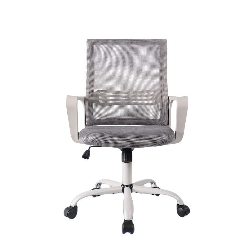 Silla de escritorio giratorio Oficina de malla silla de trabajo ergonómica espalda media para el trabajo de adultos