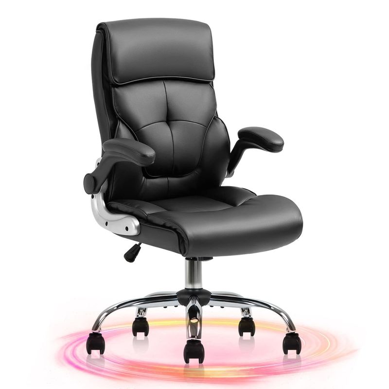 Silla de elevación de espalda alta de color personalizado de tela de lino Silla de oficina ejecutiva para oficina en el hogar