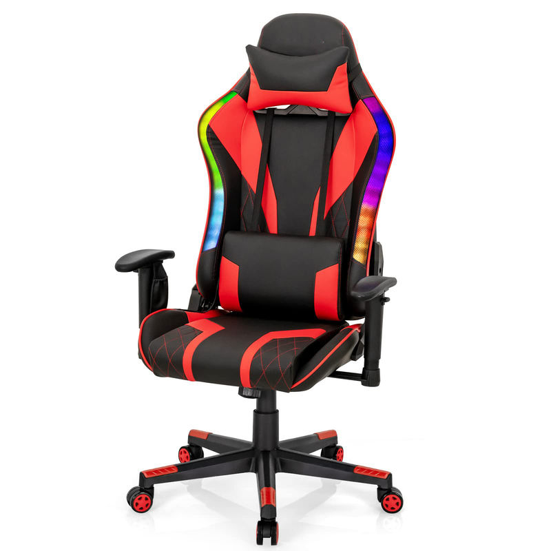 Silla de juego ergonómica ajustable de apoyo lumbar para adultos en ALINUNU