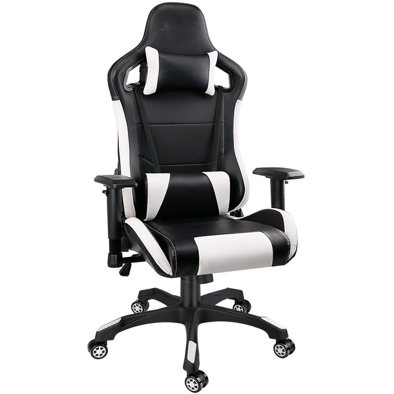 Moderno diseño de PU de cuero de espalda alta giratoria silla de juego de carreras para su de ALINUNU