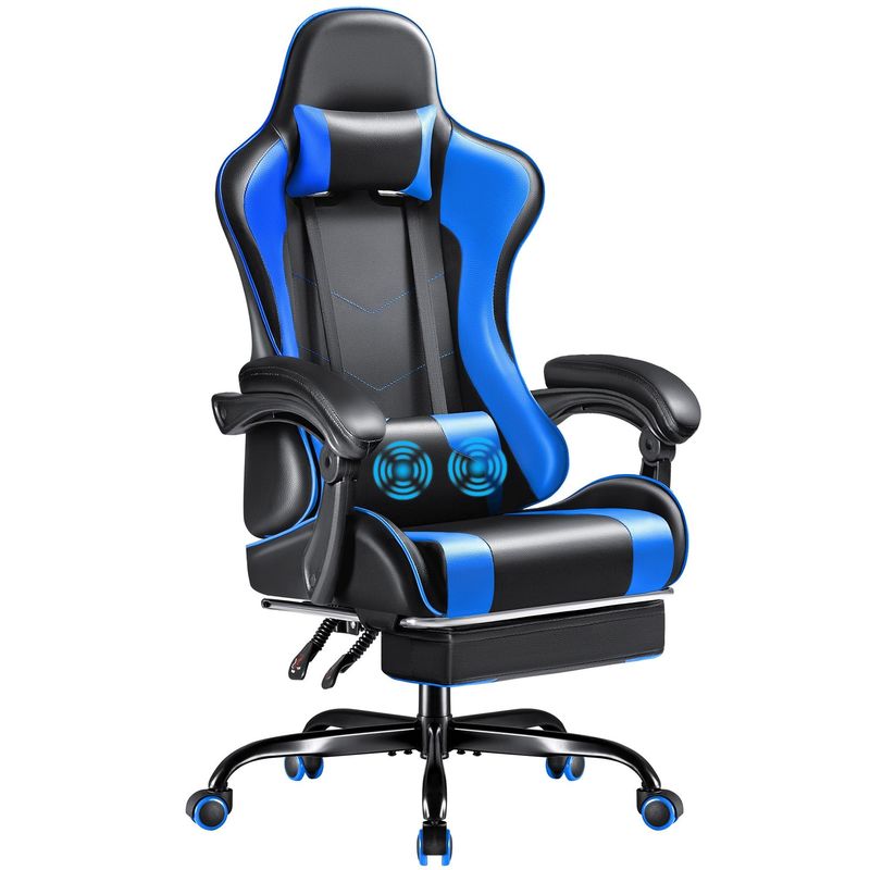 OEM ODM Silla de videojuegos de carreras de computadora con reposacabezas y reposacabezas en color personalizado