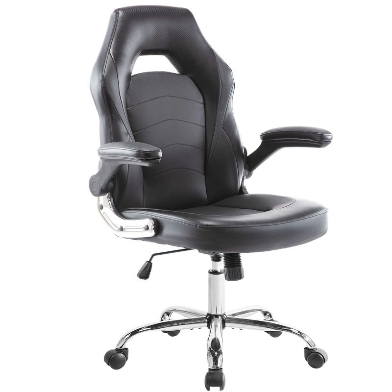 La silla de juego ergonómica de ALINUNU con soporte lumbar 360 giratoria y ajuste de altura
