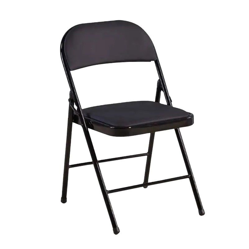 Silla plegable para el hospital silla plegable con marco metálico blanco silla plegable negra para muebles exteriores