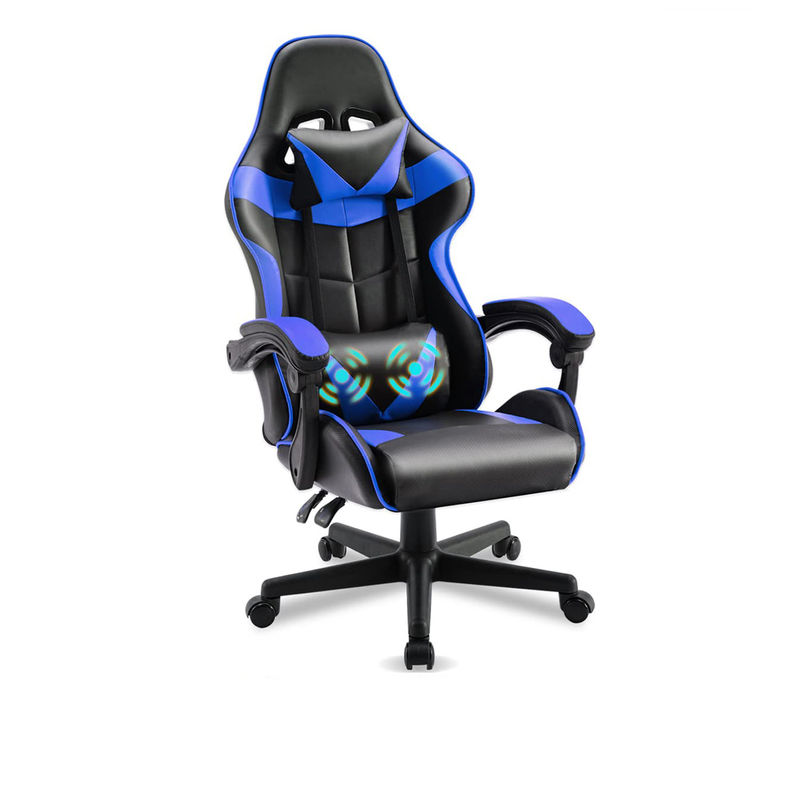 3 silla de juego de carreras con estilo de diseño moderno y soporte lumbar