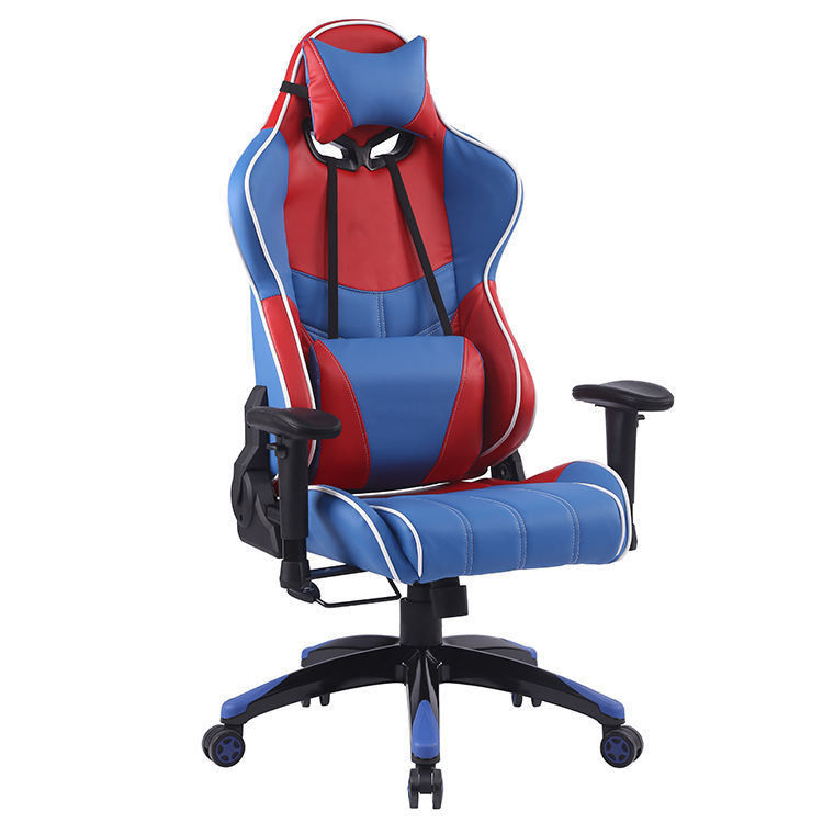 Silla de juegos 2D de reposabrazos de altura ajustable para diseño de Spider-Man de anime comercial
