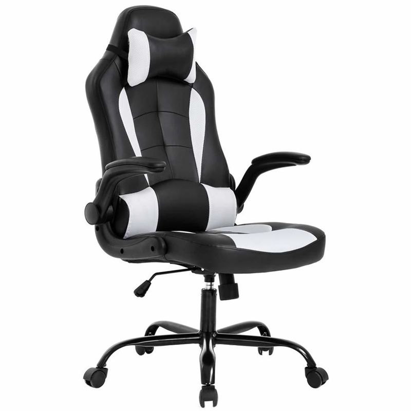 Silla de oficina ergonómica de espalda sólida con color personalizado y soporte lumbar