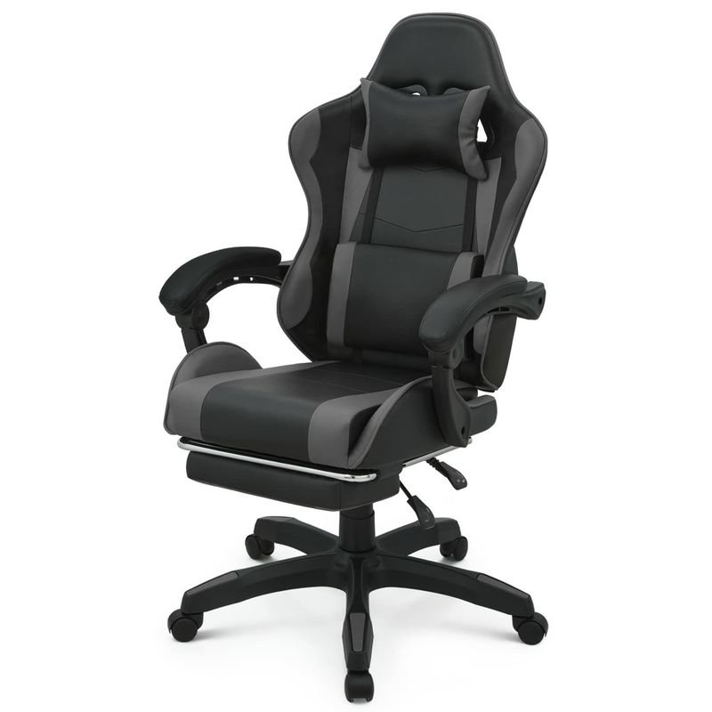 Silla de juegos de computadora de oficina en color personalizado con apoyo lumbar del reposacabezas