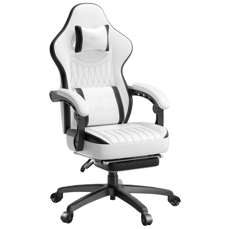 Silla de juegos de sala de computadoras con cojín de resorte de bolsillo en 19.3 &quot;D x 20.1&quot;W x 50&quot;H Tamaño