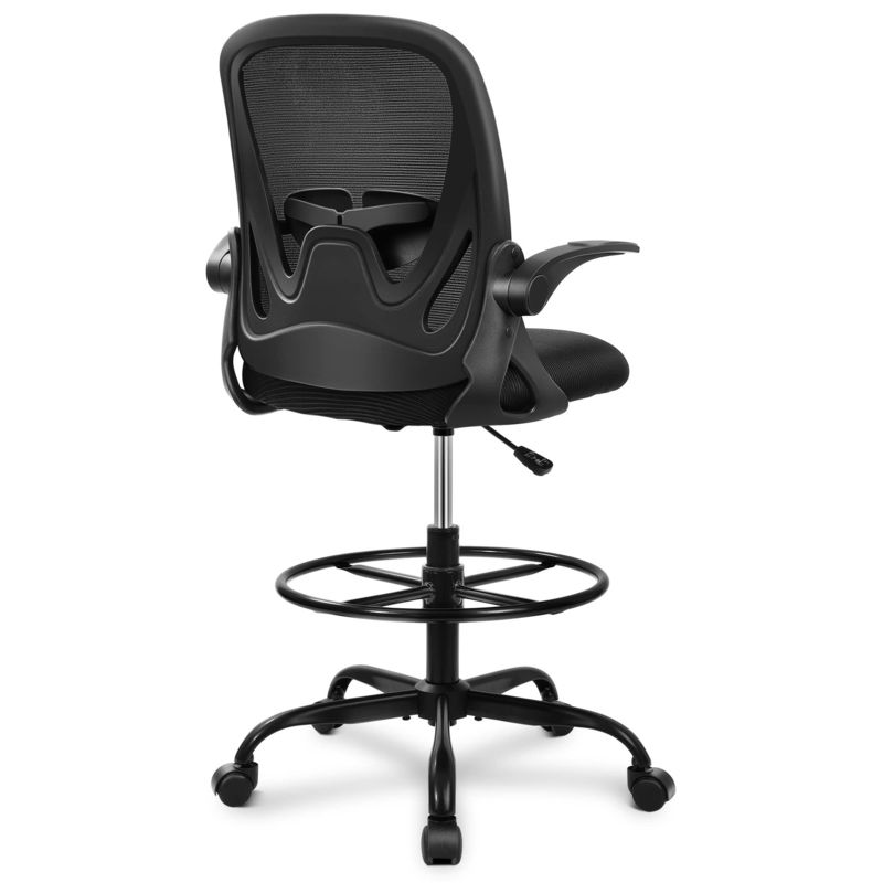 Silla ergonómica ejecutiva con apoyos lumbares y hierro tipo metal