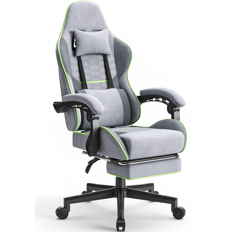 350LBS Base reforzada Gran y alta silla de oficina de ordenador ergonómica con 3 ascensor de gas